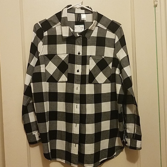 H&M Tops - Checker Shirt